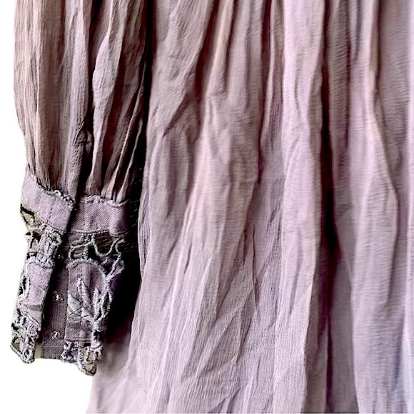 Free People In Dreamland Mini Dress in Wood Ash. Size XS. NWOT - Picture 12 of 12